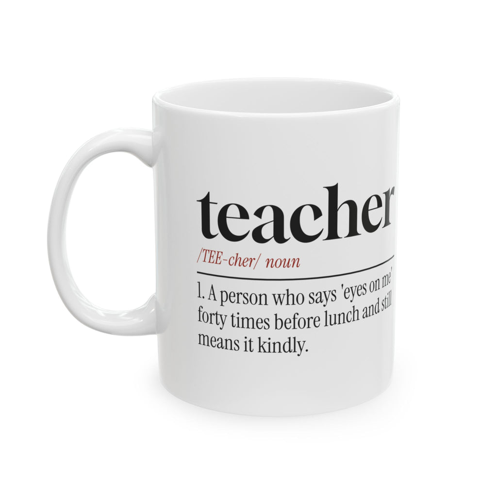 Teacher Appreciation Mug Teacher Dictionary Definition