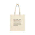 Funny Christmas Nurse Tote Bag Shift Swap Santa Dictionary Definition