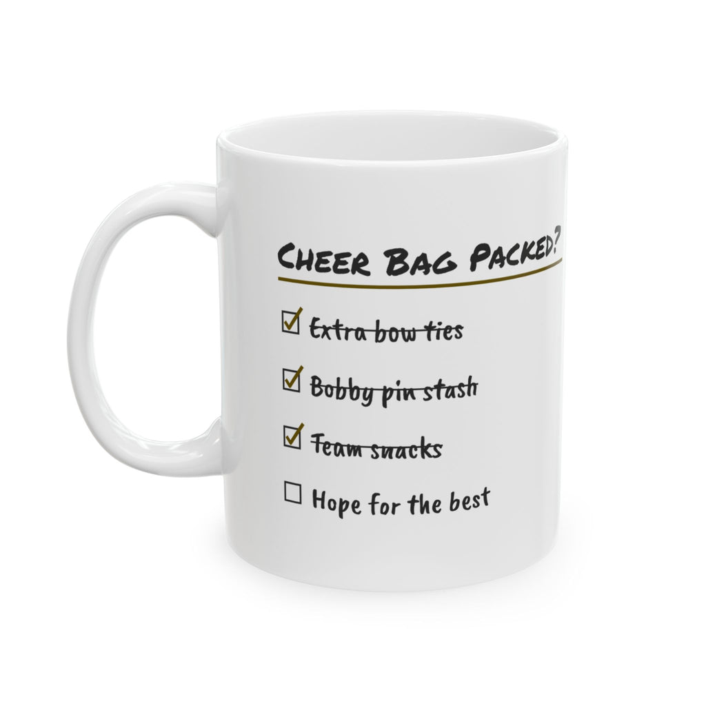 Cheer Mom Coffee Mug Cheer Bag Packed For Mom