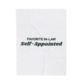 Funny Christmas Throw Blanket Favorite In-Law Self-Appointed For In-Laws