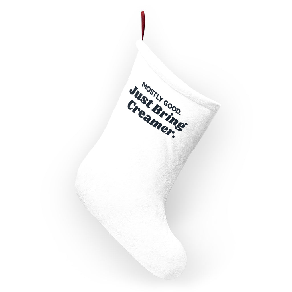 Funny Christmas Stocking Dear Santa I Was Mostly Good Bring