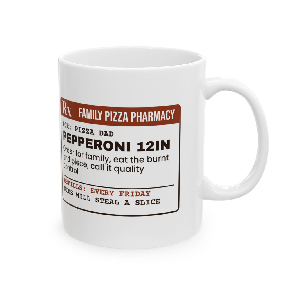 Pizza Dad Coffee Mug Quality Control Funny