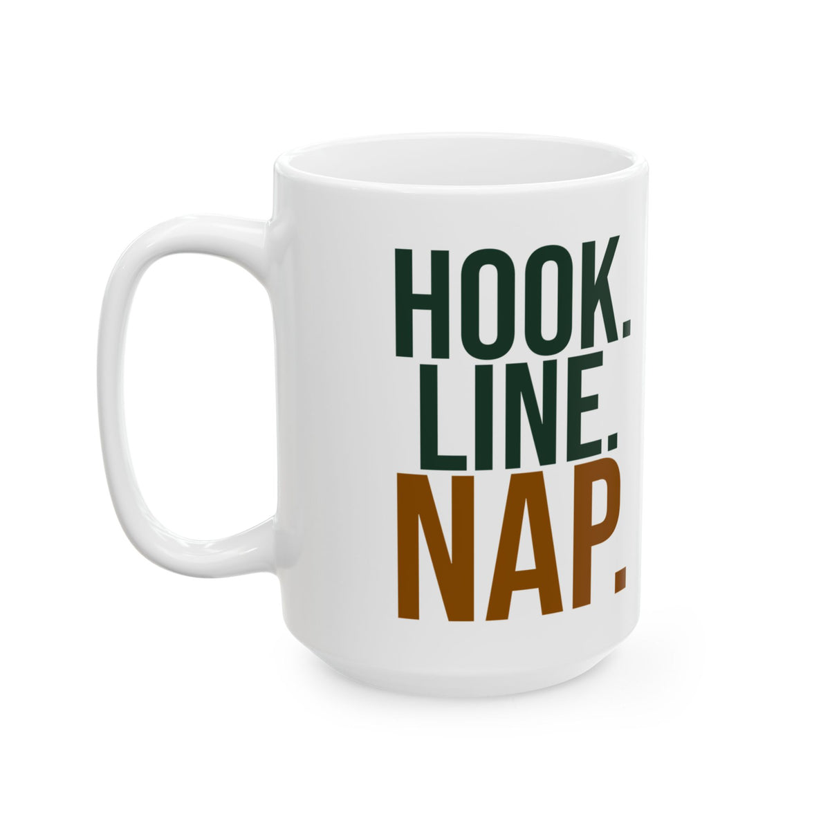 Funny Fishing Mug Hook Line Nap Coffee Cup