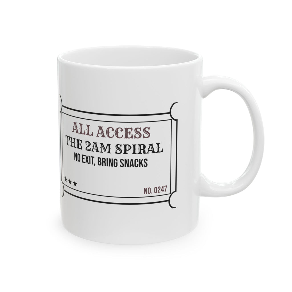 Overthinker Coffee Mug The 2AM Spiral All Access