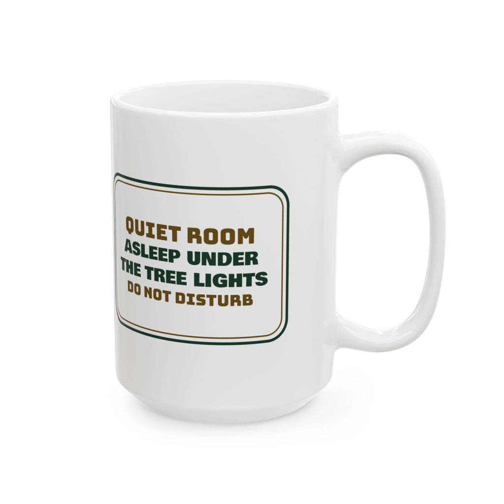 Introvert Christmas Coffee Mug Asleep Under The Tree Lights Do Not Disturb