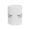 Christmas Baking Coffee Mug Flour On My Sweater Love In The Oven