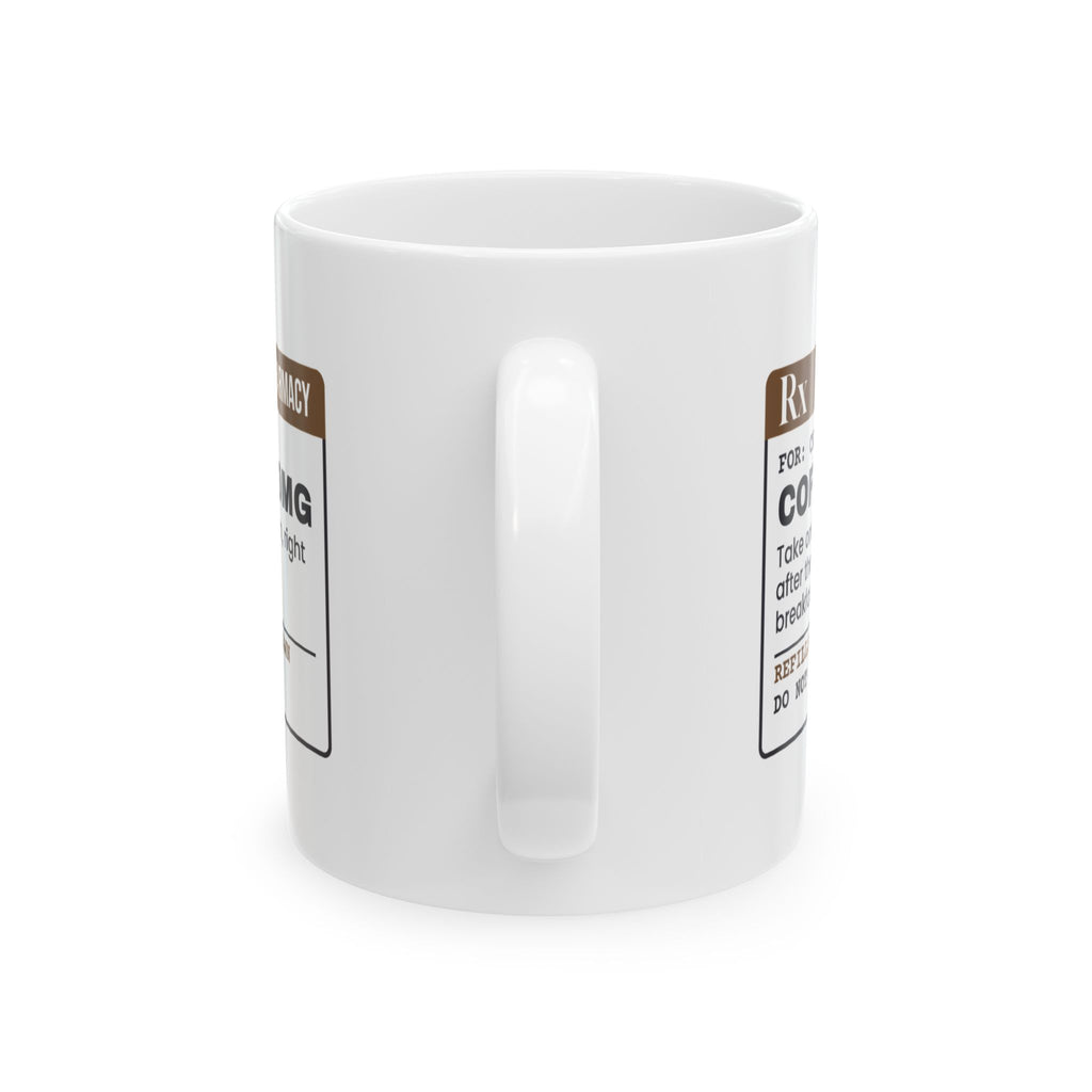 Funny Cat Mom Mug 4 59 Wake Up Call Prescription Coffee Cup