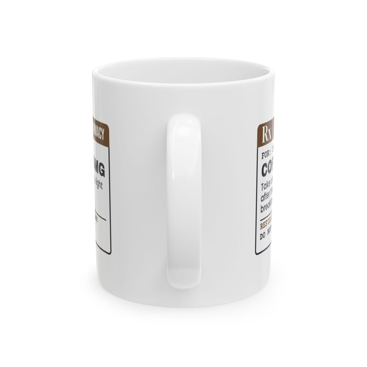 Funny Cat Mom Mug 4 59 Wake Up Call Prescription Coffee Cup