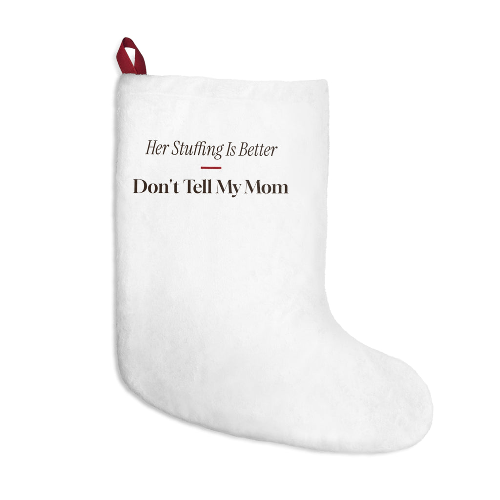 Funny Mother In Law Christmas Stocking Her Stuffing Is Better