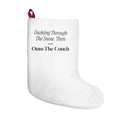 Funny Dog Christmas Stocking Dashing Through The Snow Onto The