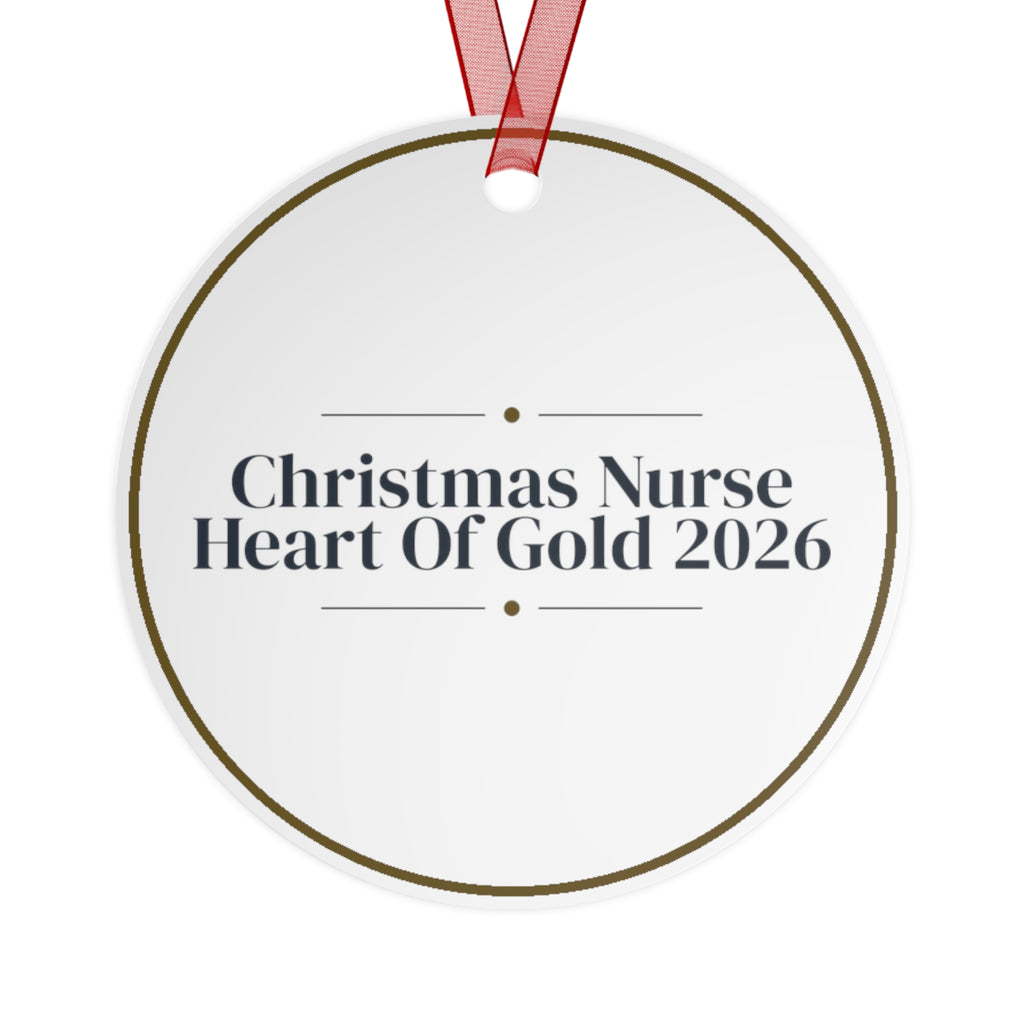 Christmas Nurse Ornament Christmas Nurse Heart Of Gold 2026