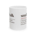 Funny Introvert Christmas Coffee Mug Small Talk Dictionary Definition