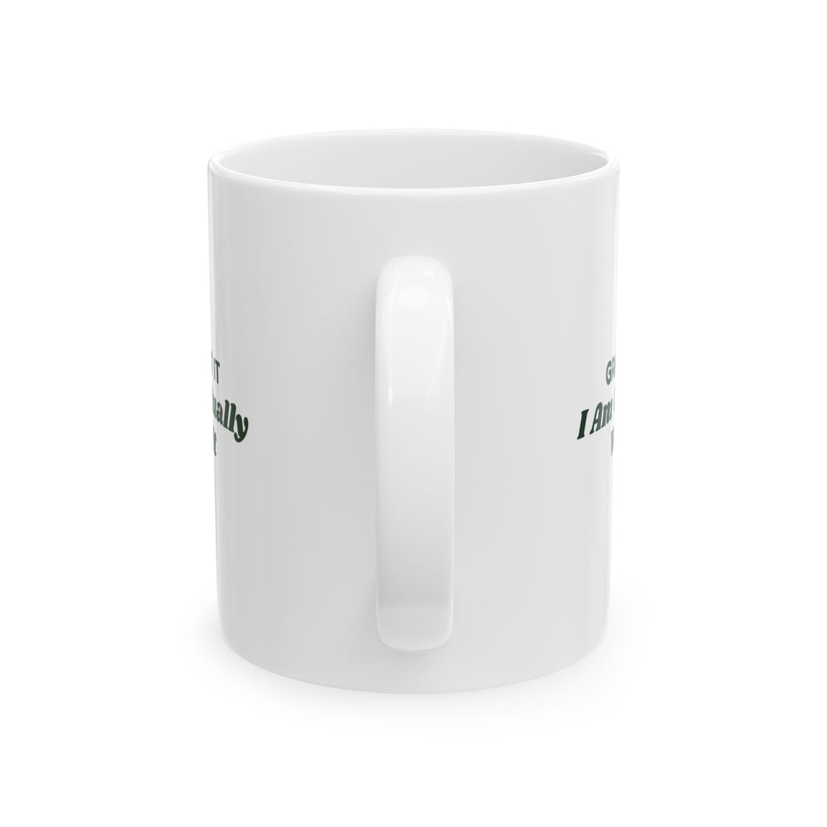 Funny Ugly Sweater Coffee Mug Grandma Knit It Contractually Wearing It