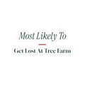 Funny Family Christmas Sticker Most Likely To Get Lost At Tree Farm