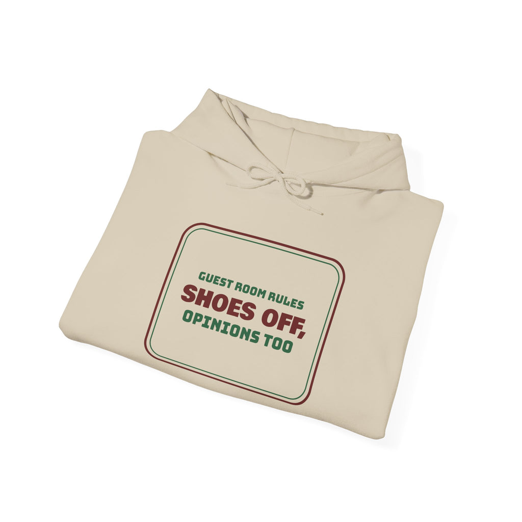 Funny Christmas In-Laws Hoodie Shoes Off Opinions Too