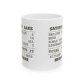 Funny Baking Coffee Mug Every Bowl Used Dishwasher Loads 3 Receipt