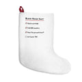 Funny Christmas Retail Christmas Stocking Black Friday Shift Checklist