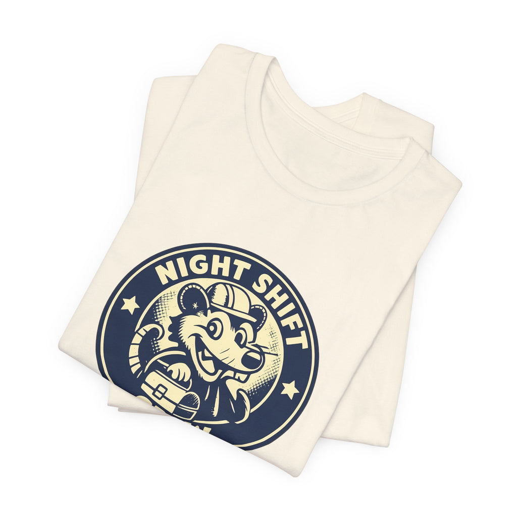 Night Shift Crew Funny Retro Possum Night Shift Worker Shirt