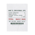 Funny Mom Christmas Throw Blanket Mom's Christmas Eve Receipt