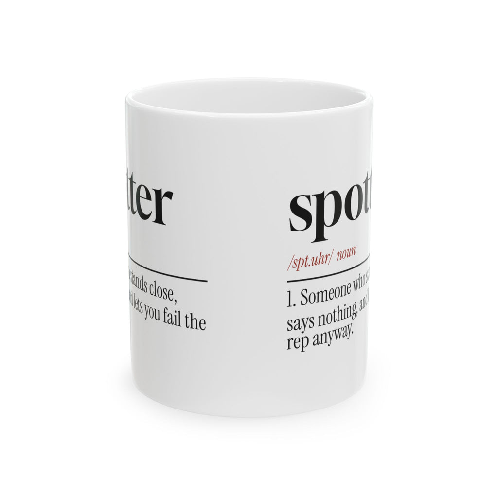 Spotter Definition Coffee Mug For Gym Lovers