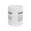 Funny Aunt Coffee Mug Auntourage Dictionary Definition