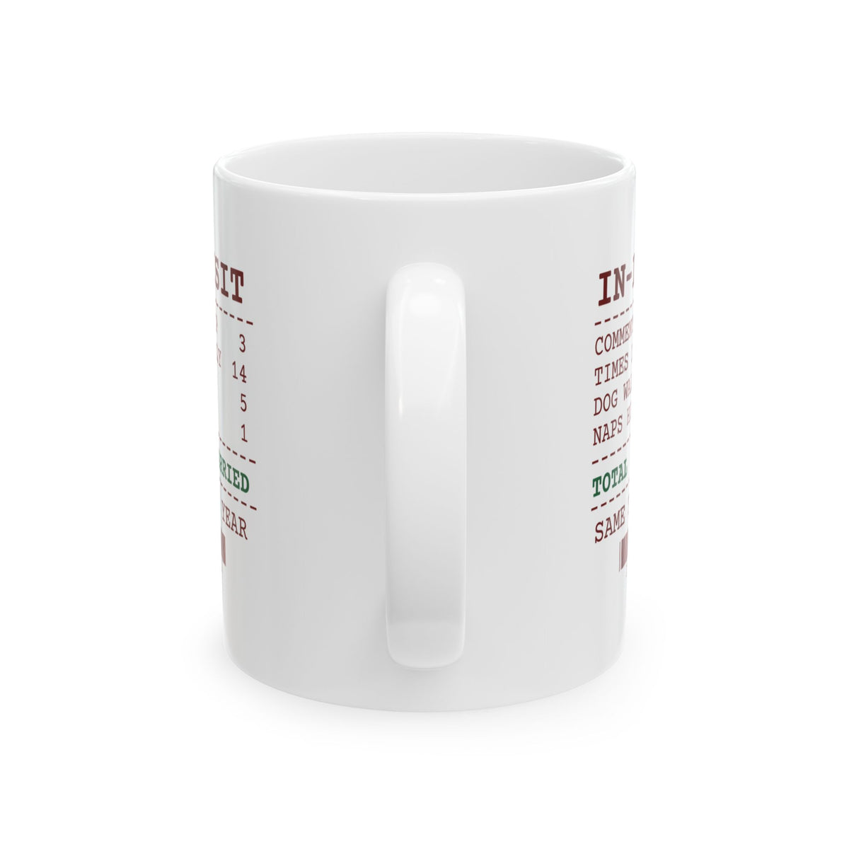 Funny Christmas In-Laws Coffee Mug Times I Said Lovely 14 Receipt