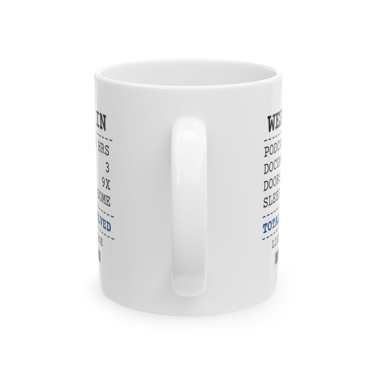 Funny True Crime Lover Mug Weekend In Receipt