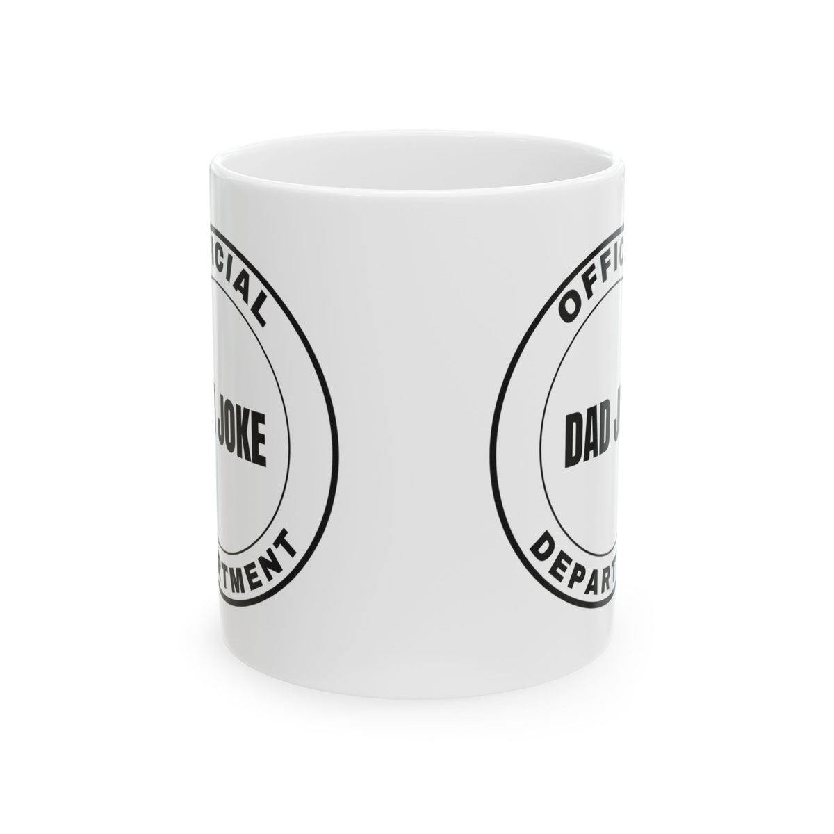Official Dad Joke Department Coffee Mug, Funny Dad