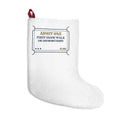 Funny Christmas Dog Christmas Stocking First Snow Walk Ticket For Dog