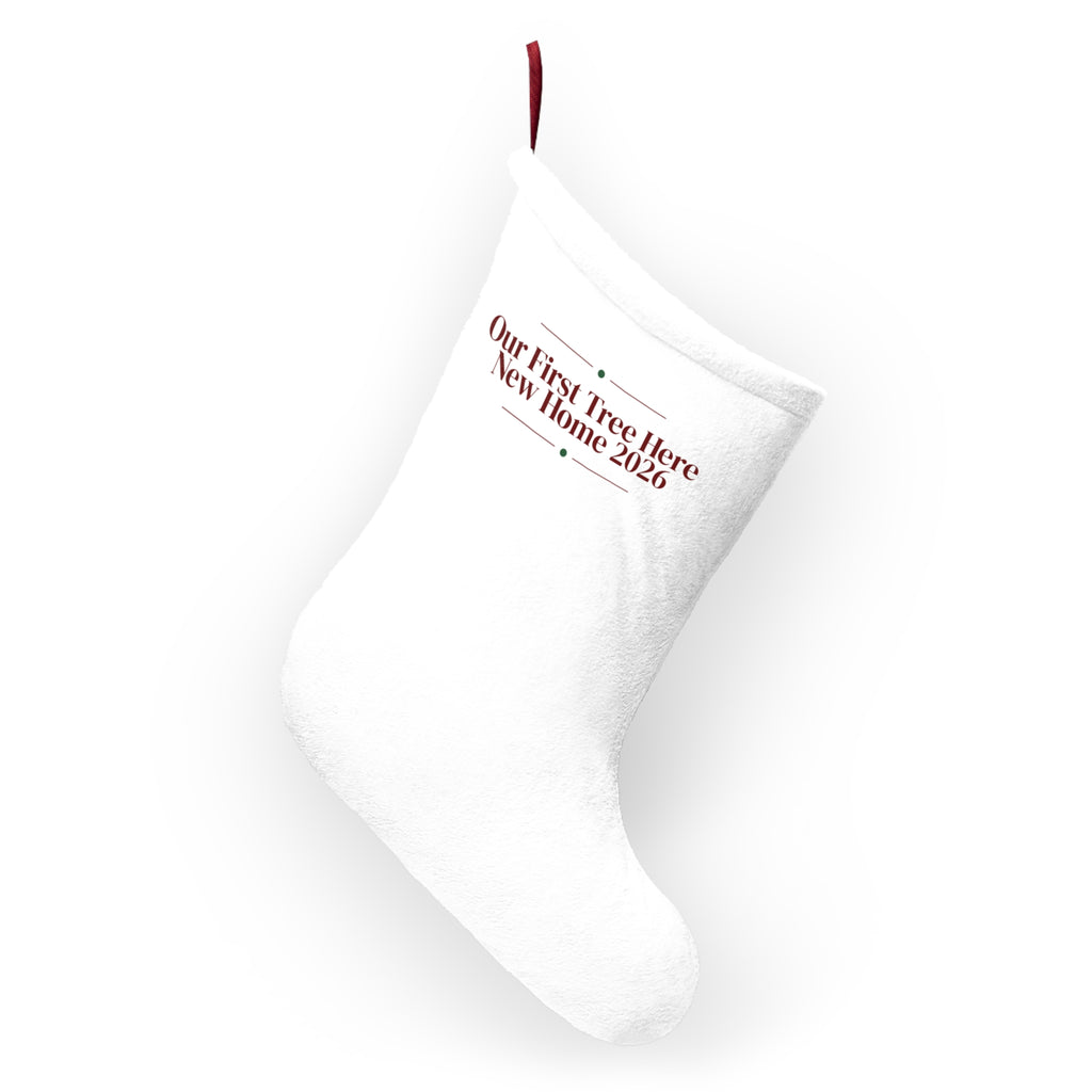New Home Christmas Stocking Our First Tree Here 2026