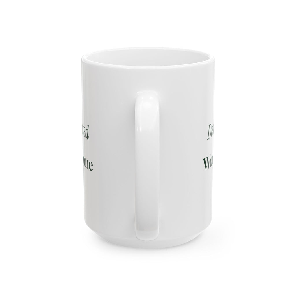 Funny Christmas Coworker Coffee Mug Desk Decorated Work Not Done