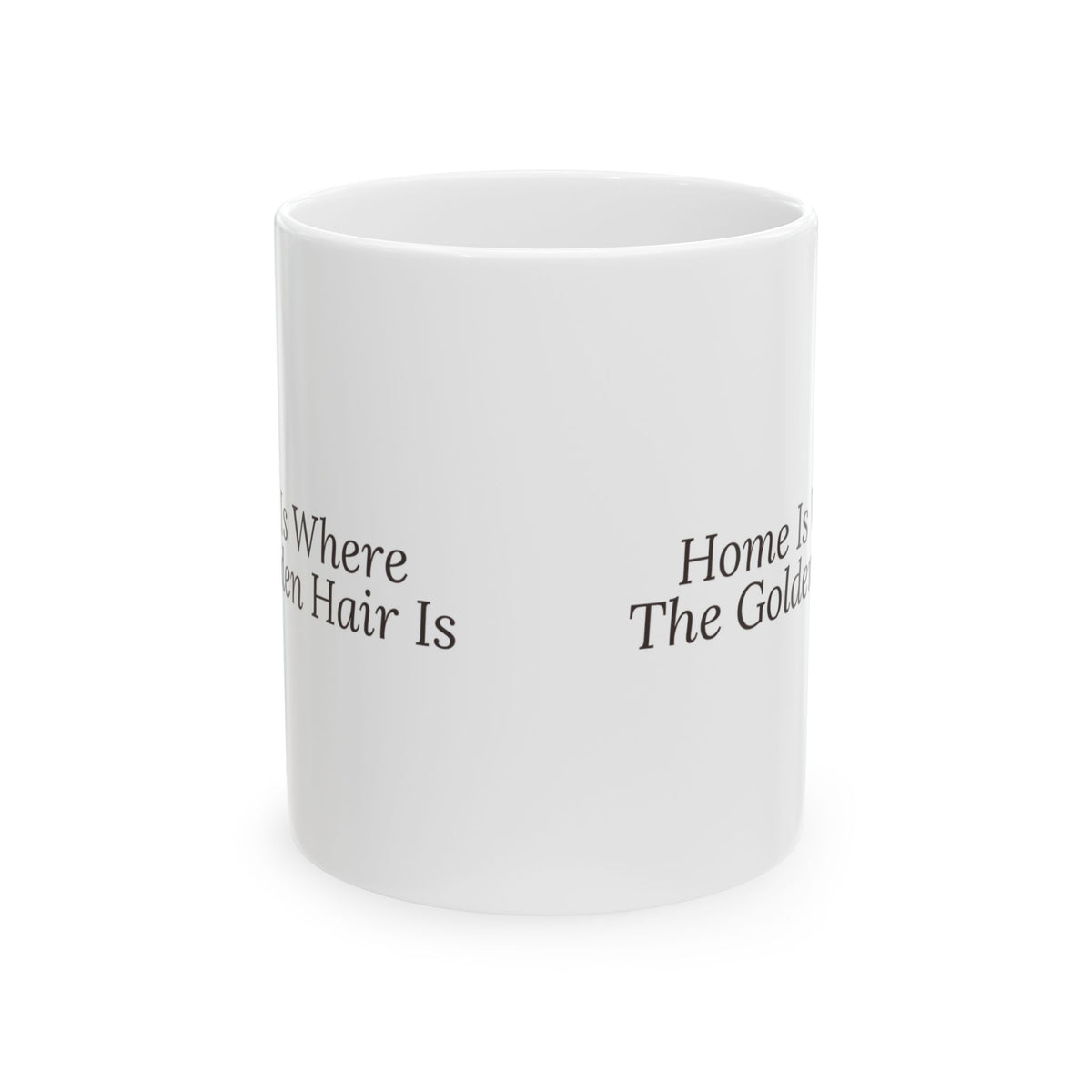 Golden Retriever Coffee Mug Home Is Where Golden Hair Is