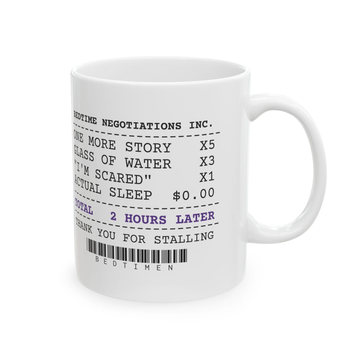 Girl Dad Coffee Mug Bedtime Negotiations 2 Hours Later