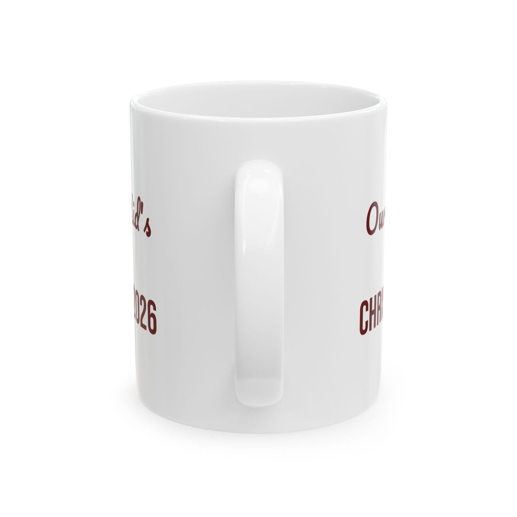 Christmas Dog Coffee Mug Our Fur Kid's Christmas 2026 Keepsake