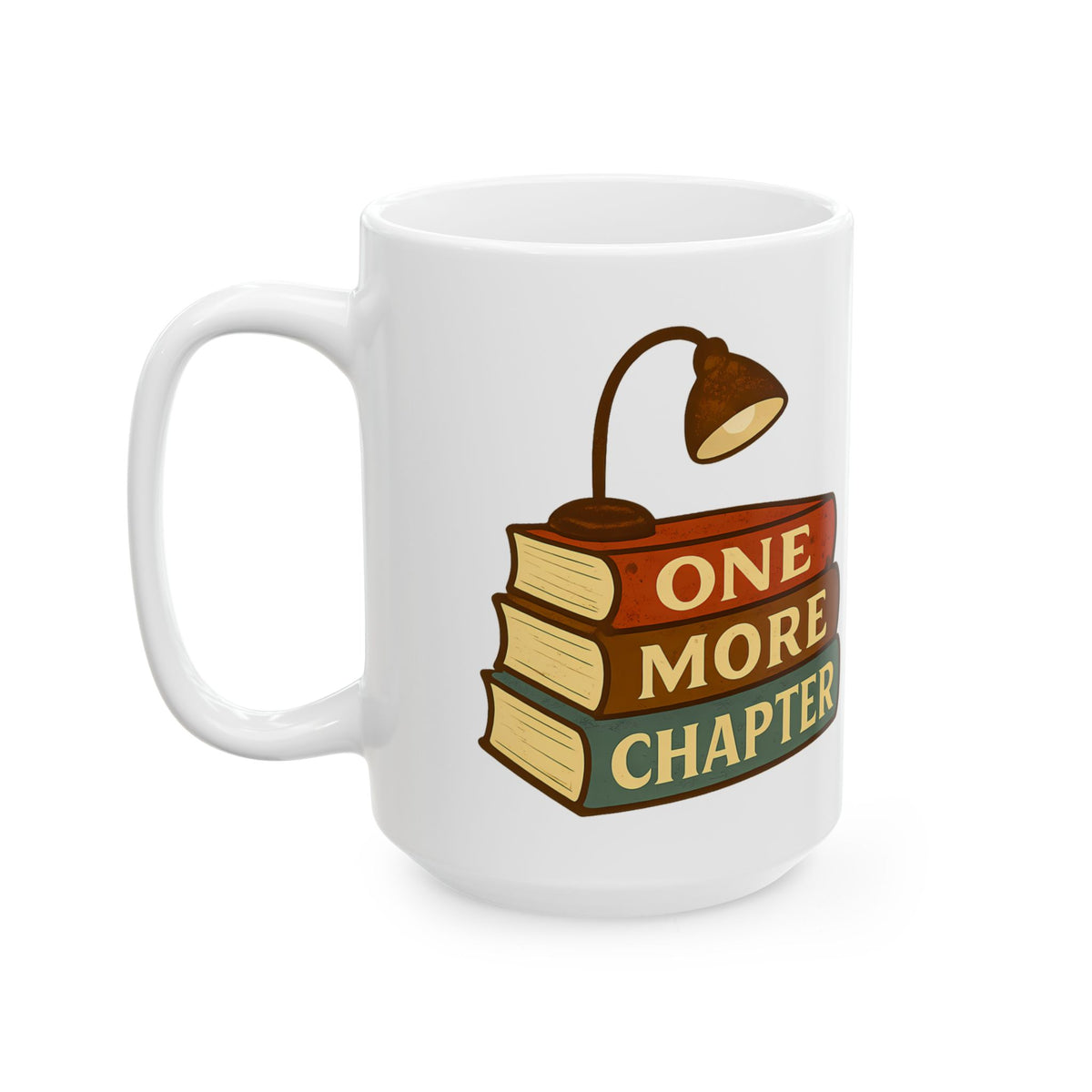 One More Chapter Funny Book Lover Reading Coffee Mug