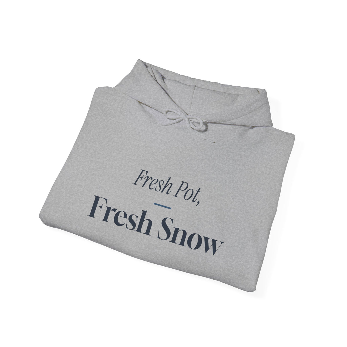 Christmas Hoodie Fresh Pot Fresh Snow Winter Morning