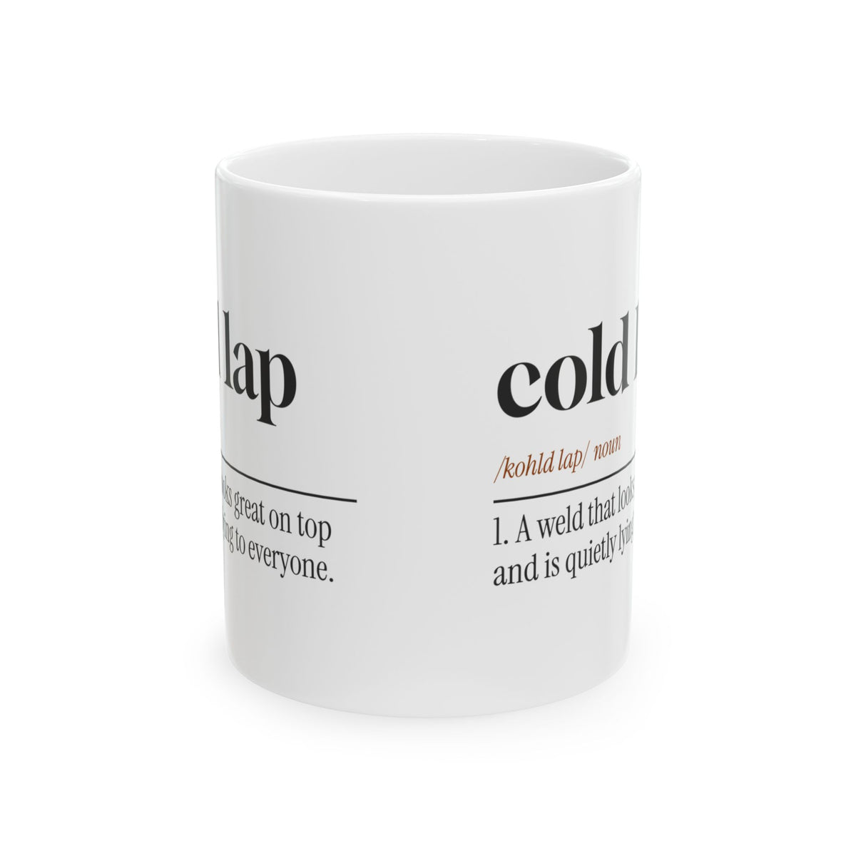 Funny Welder Coffee Mug Cold Lap Dictionary Definition For Welders