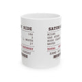 Funny Motorcycle Rider Mug Saturday Ride Receipt