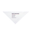 Funny Christmas Cat Dog Bandana Cat's Christmas Checklist