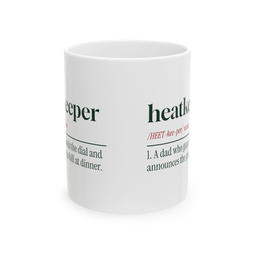 Funny Christmas Coffee Mug Heatkeeper Guardian Of The Dial For Dad