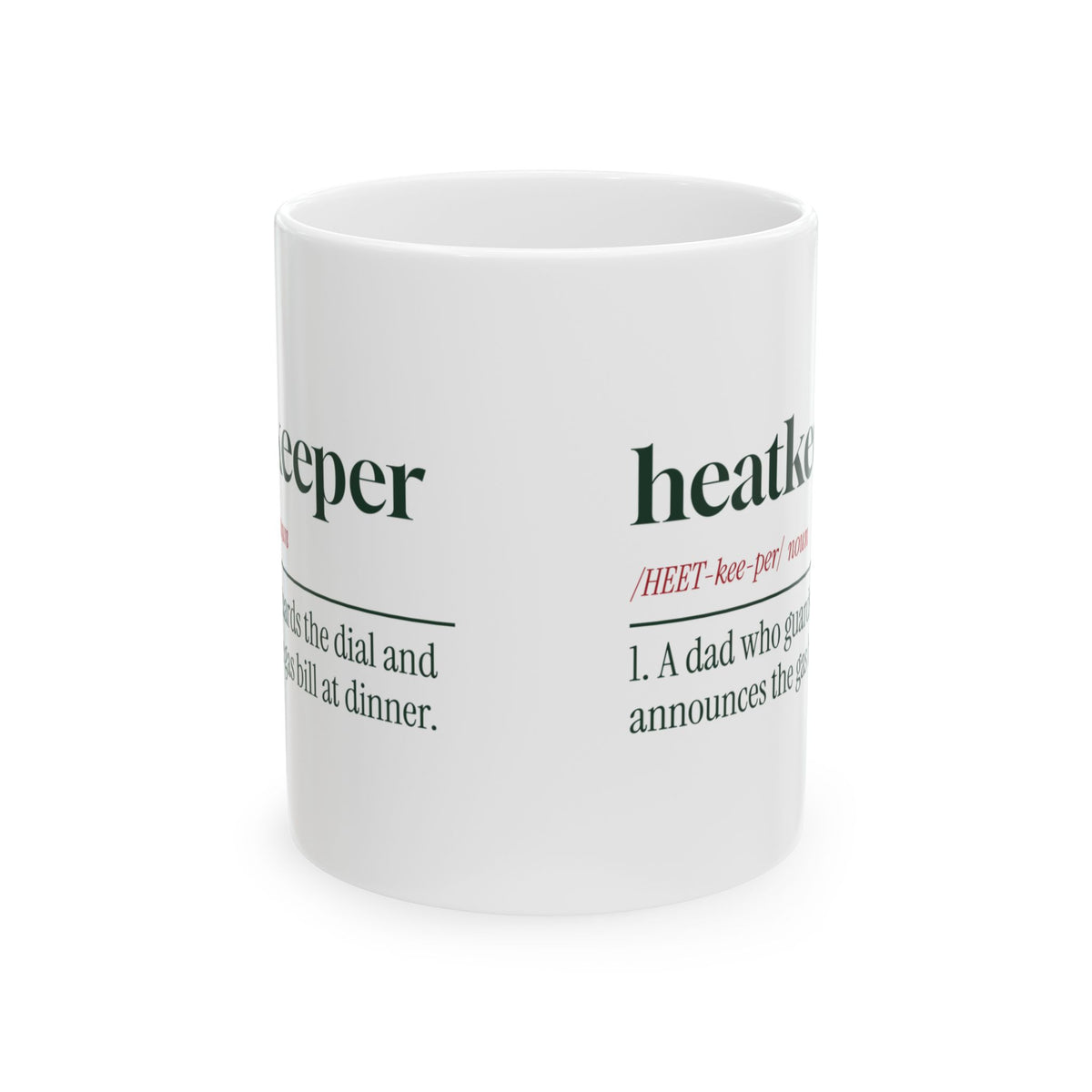 Funny Christmas Coffee Mug Heatkeeper Guardian Of The Dial For Dad