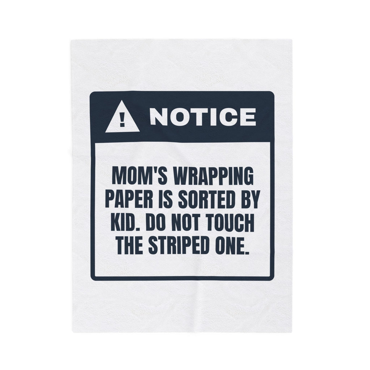 Funny Christmas Mom Throw Blanket Wrapping Paper Sorted By Kid