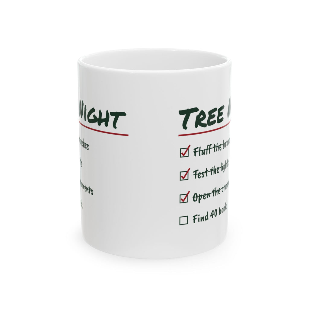 Funny Christmas Coffee Mug Tree Night Checklist Find 40 Hooks