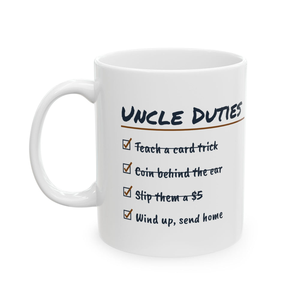 Funny Uncle Mug Wind Them Up Send Them Home Checklist For Uncles