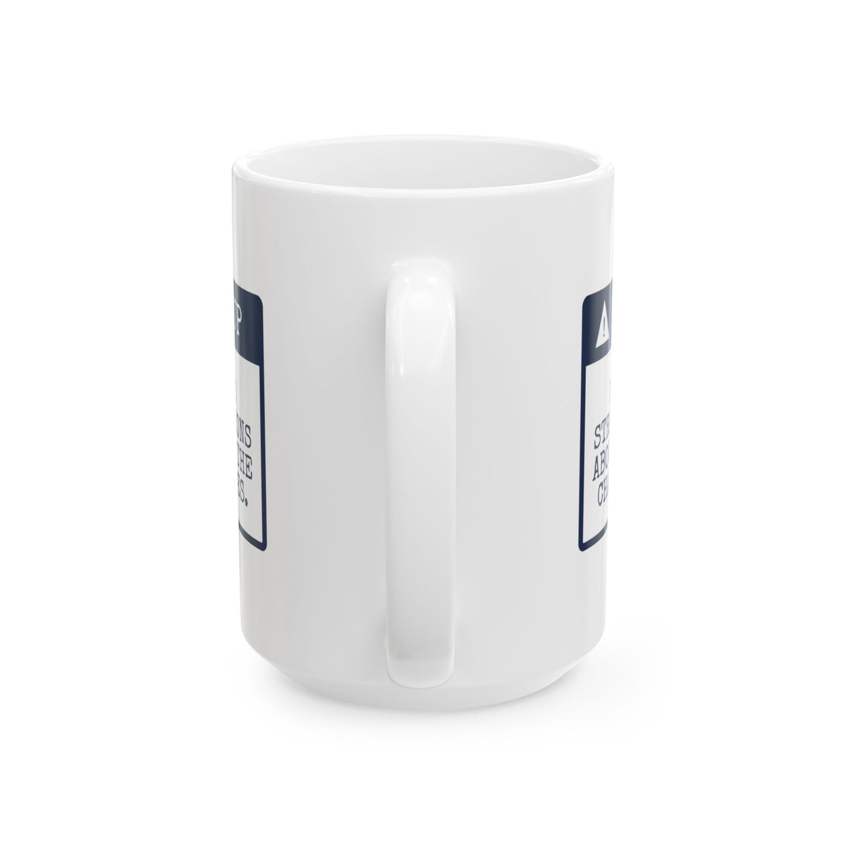 Funny Fourth Of July Coffee Mug Charcoal Opinions Uncle Warning Label