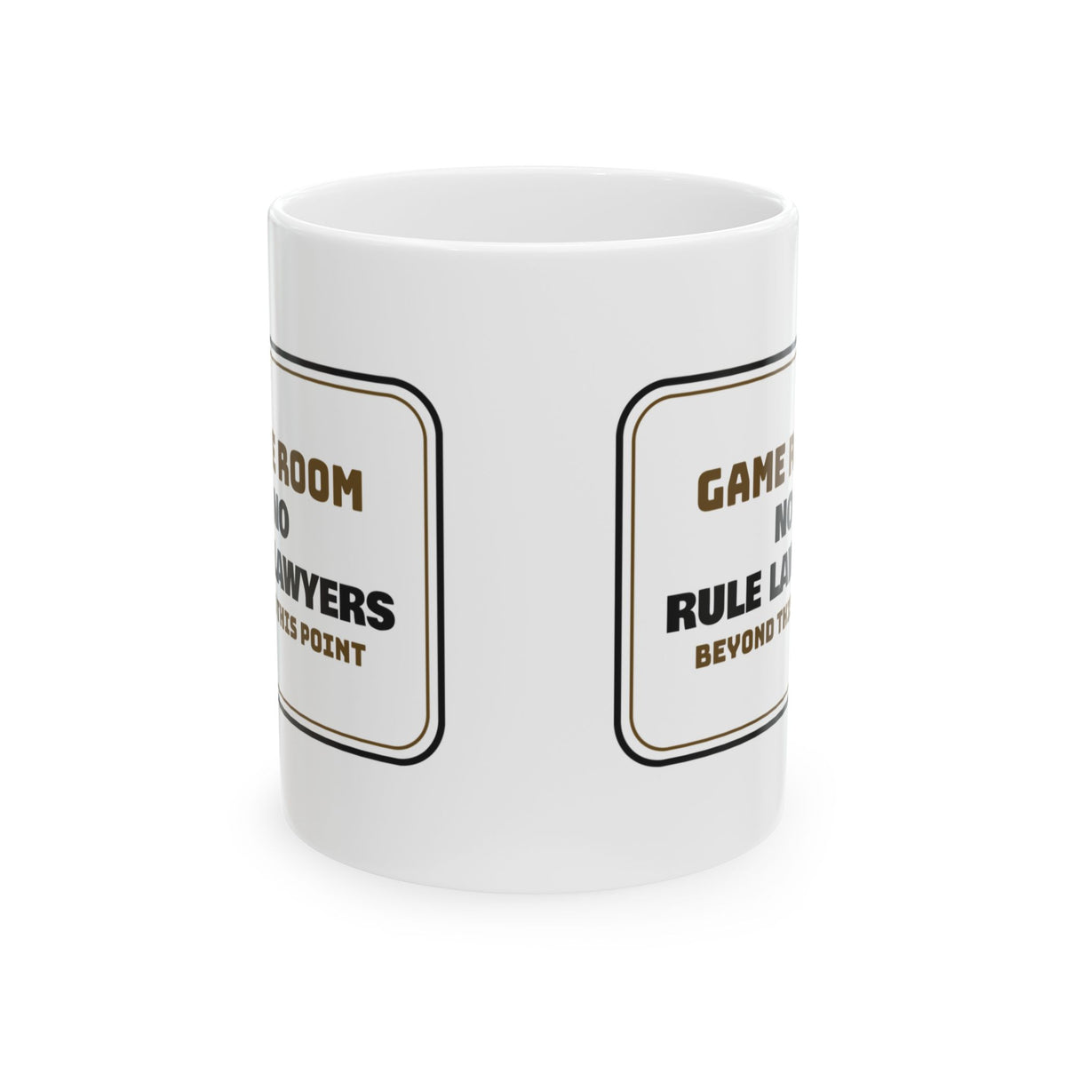 Board Game Coffee Mug No Rule Lawyers