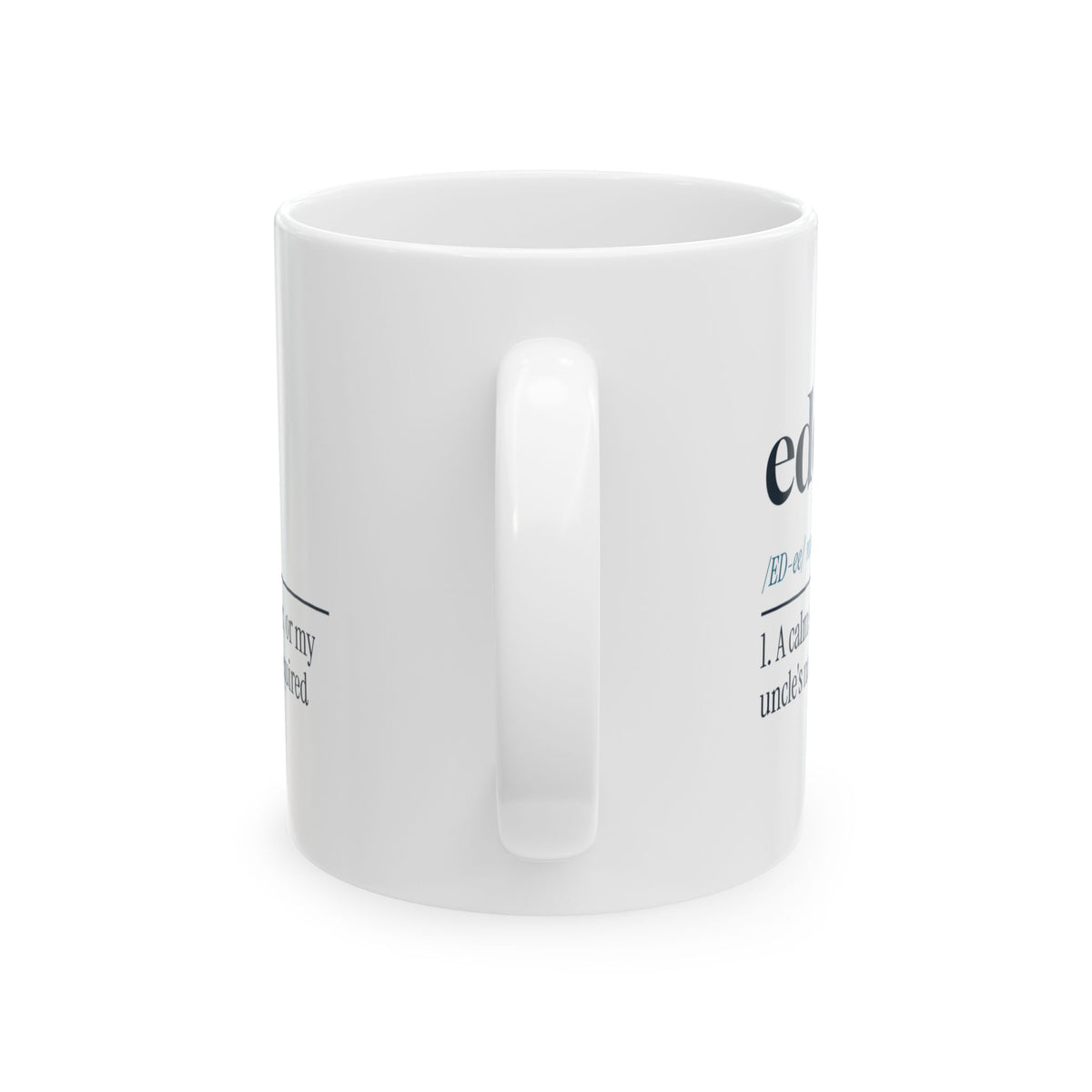 Funny Kayaking Coffee Mug Eddy Calm Spot Or Uncle