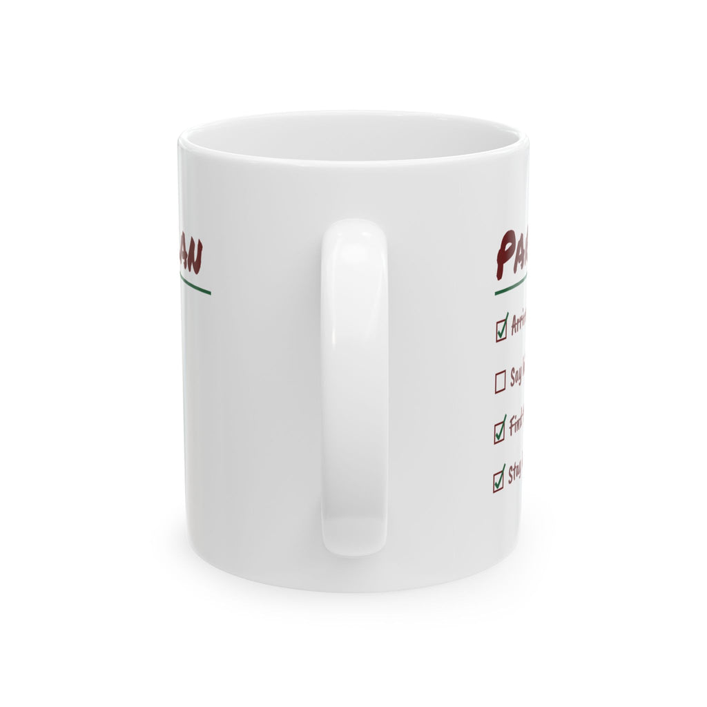 Funny Christmas Introvert Coffee Mug Find The Quiet Room Checklist