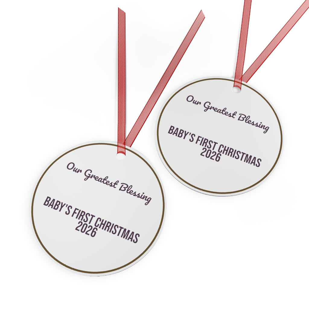 Christmas Ornament 2026 Our Greatest Blessing Baby Keepsake
