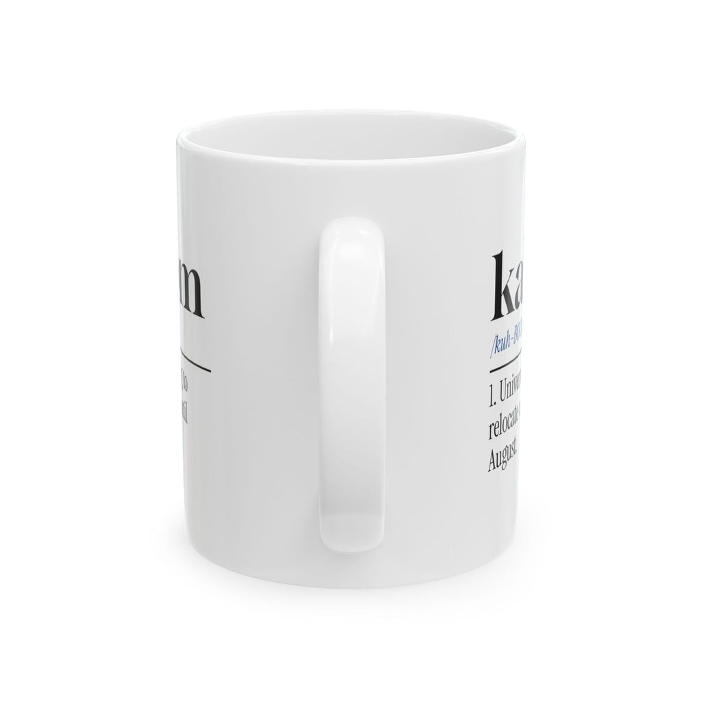 Funny Fireworks Dog Coffee Mug Kaboom Hides Under Bed For Dog Lovers